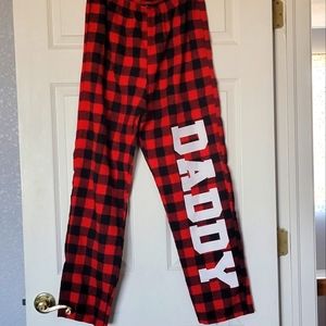 "Daddy" Buffalo Plaid Sleep Pants